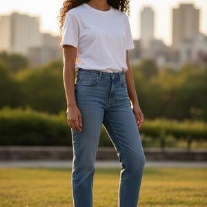 DKNY Jeans Waverly Straight Leg Women’s Jeans Size 30/10 High Rise